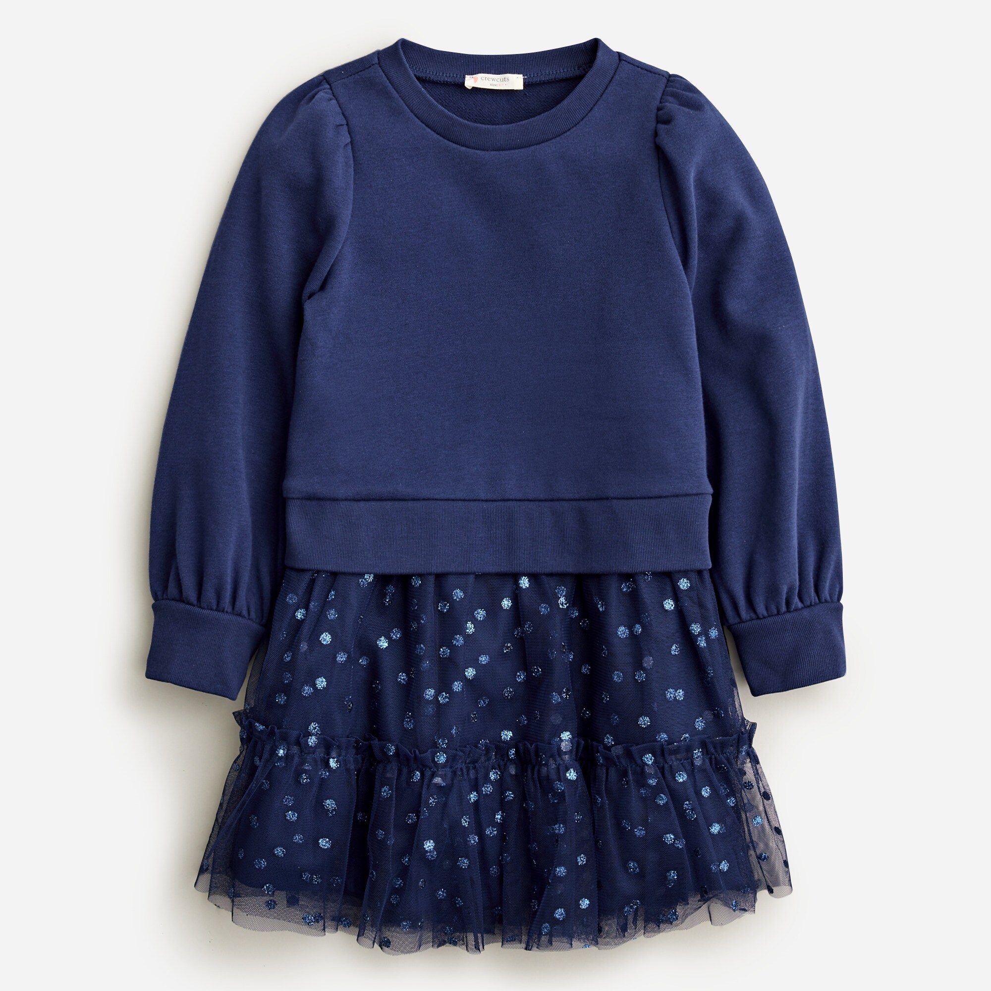 girls Girls' sweatshirt mixy dress with tulle