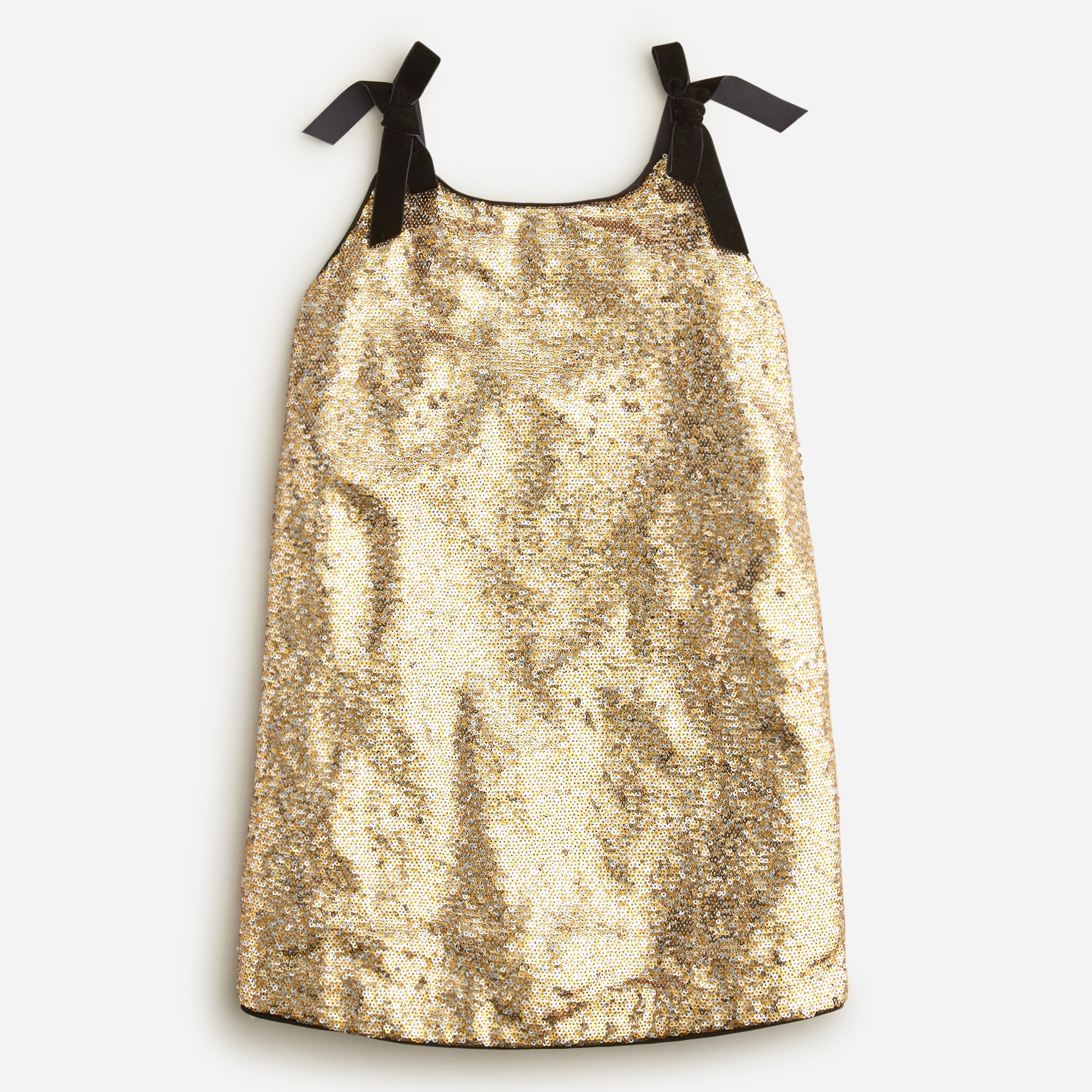 Girls' Tie-shoulder Sequin Dress For Girls | J.Crew