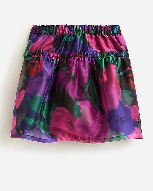  Girls' organza skirt in watercolor floral
