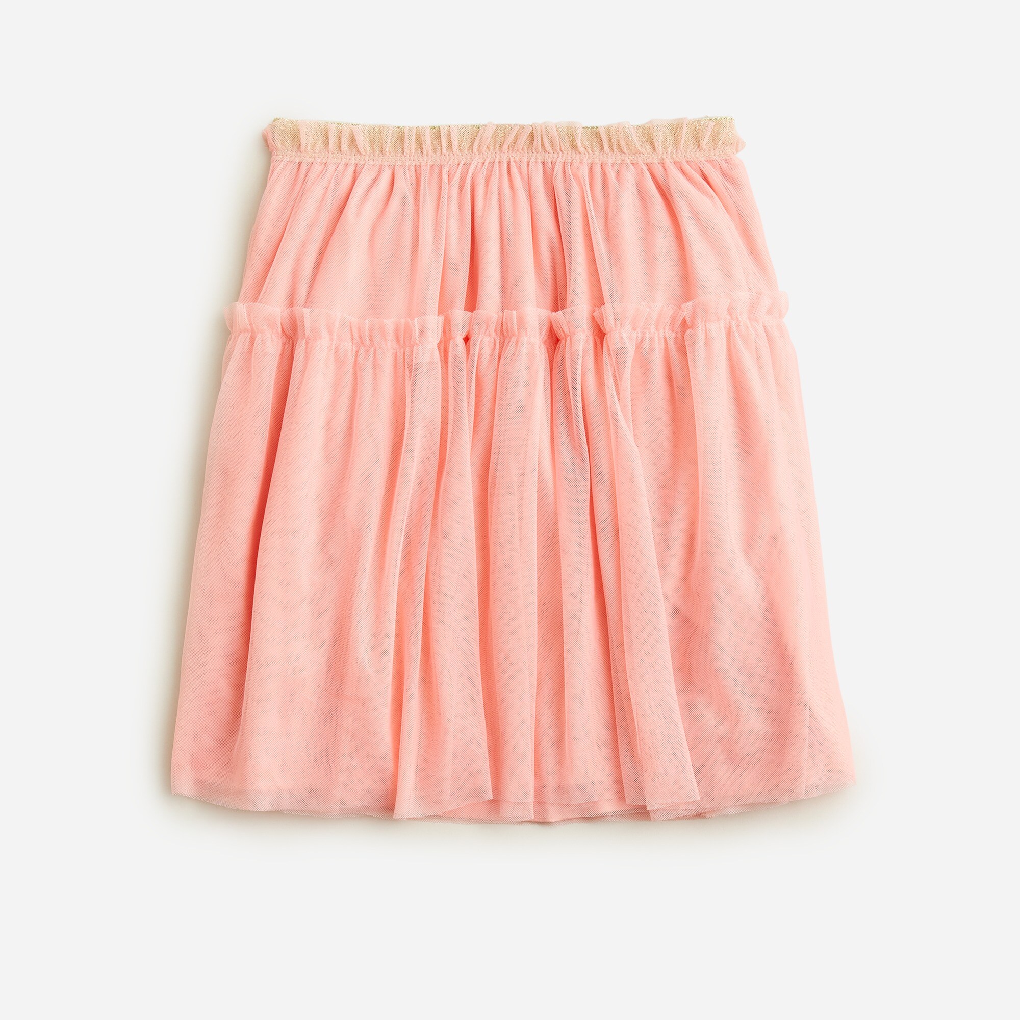  Girls' tiered tulle skirt