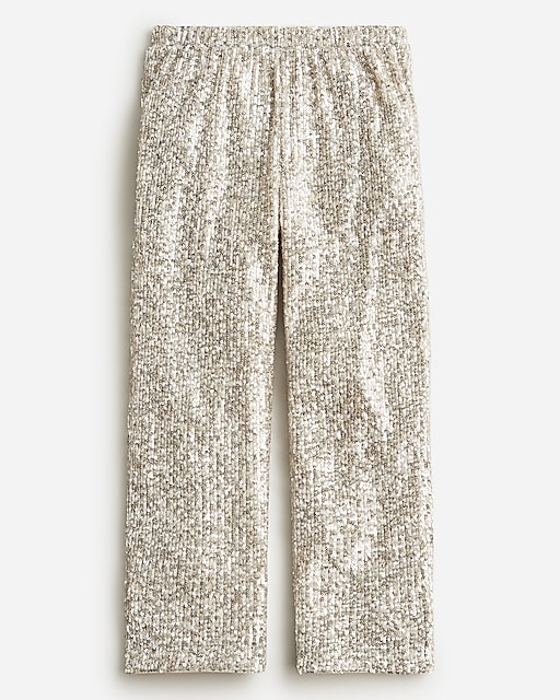  Girls' pull-on sequin pant