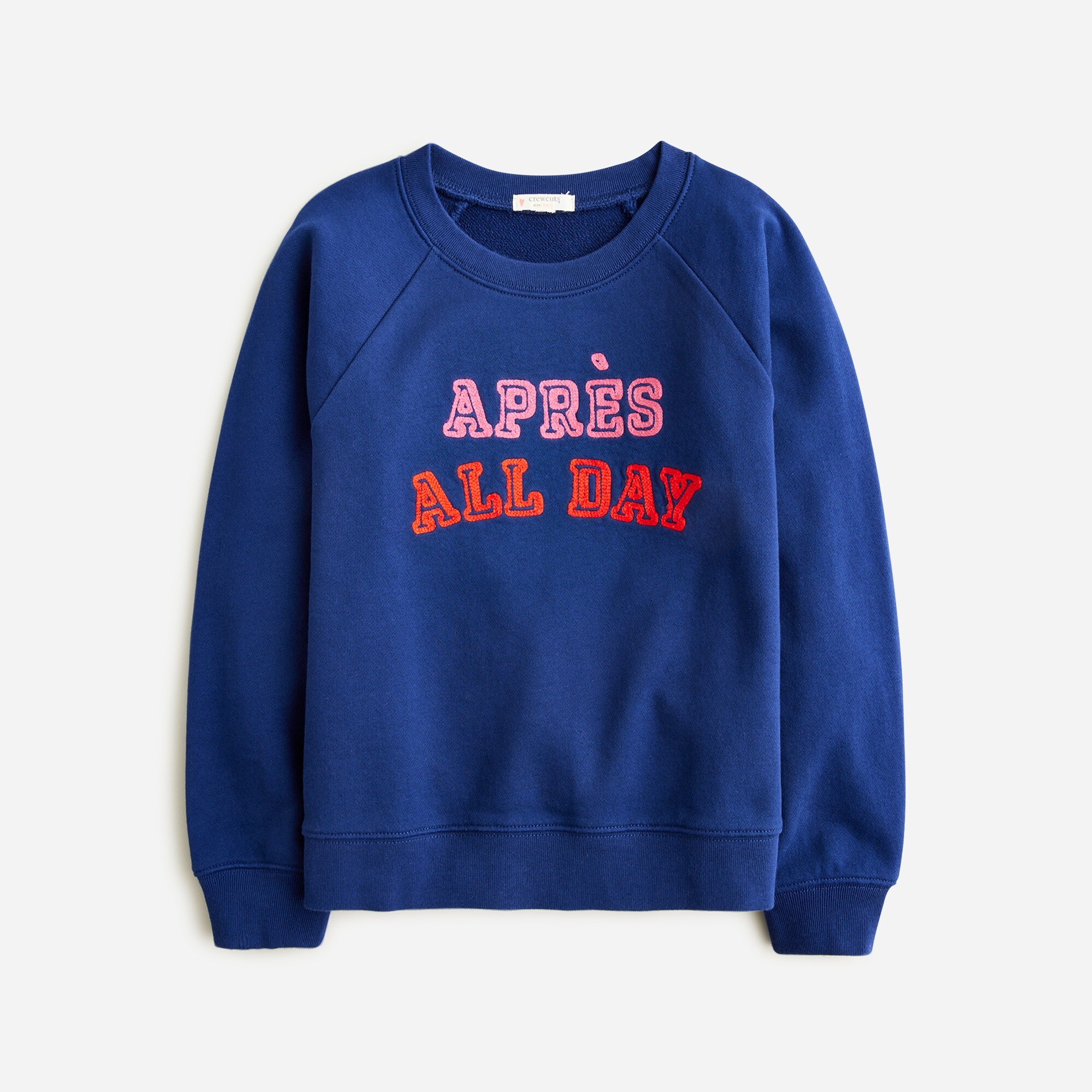  Girls' &quot;apr&egrave;s all day&quot; sweatshirt