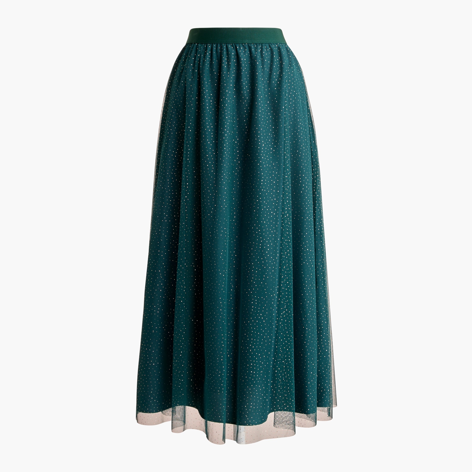 Sparkle tulle midi skirt