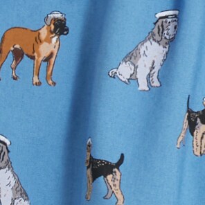 Woven boxers SERENE SKY SAILING DOGS