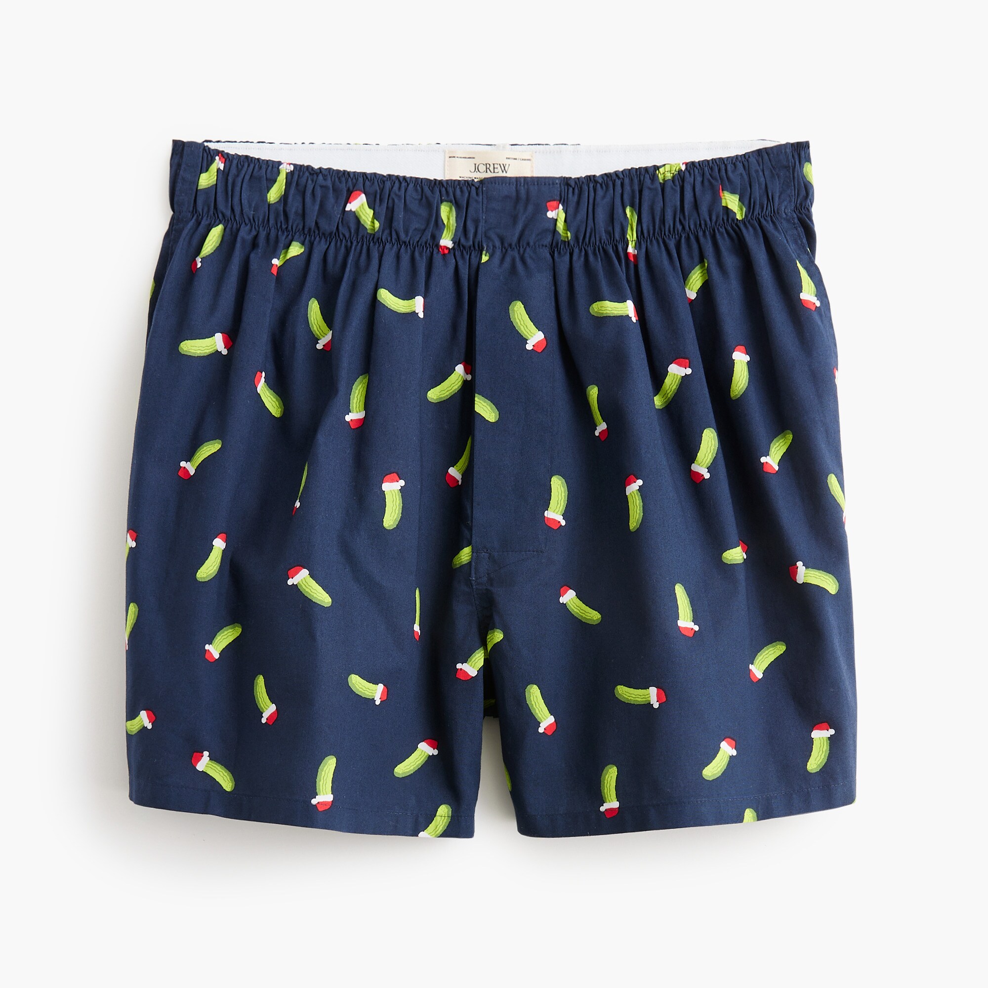 Christmas Pickle Woven Boxers For Men | Factory