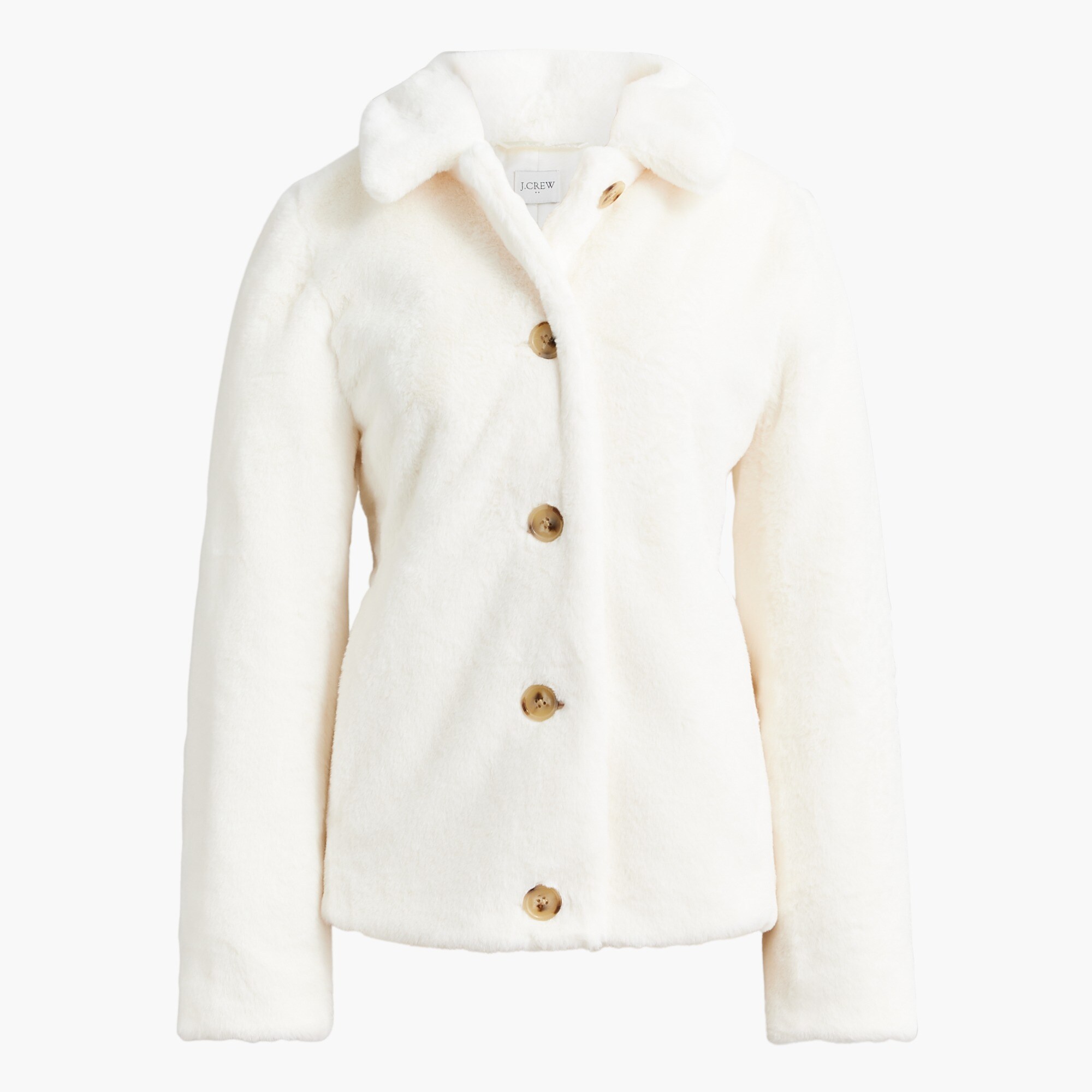 Faux-fur coat