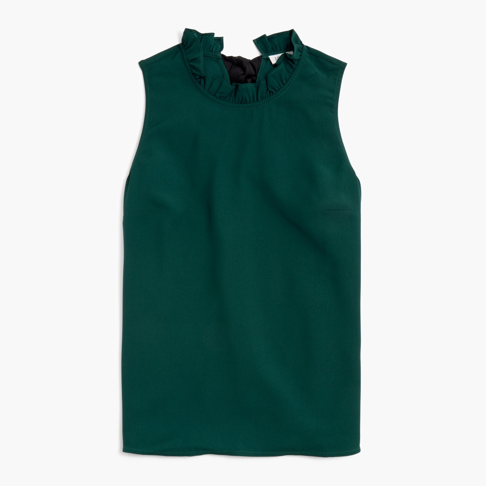 ruffleneck bow-back top for women