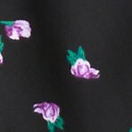 Printed pleated-sleeve top DUSTY MAUVE DEEP EMERAL factory: printed pleated-sleeve top for women