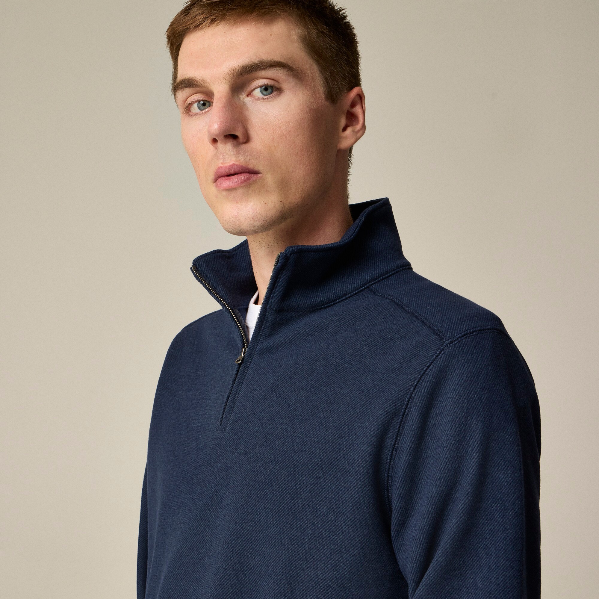 Seaboard soft-knit half-zip