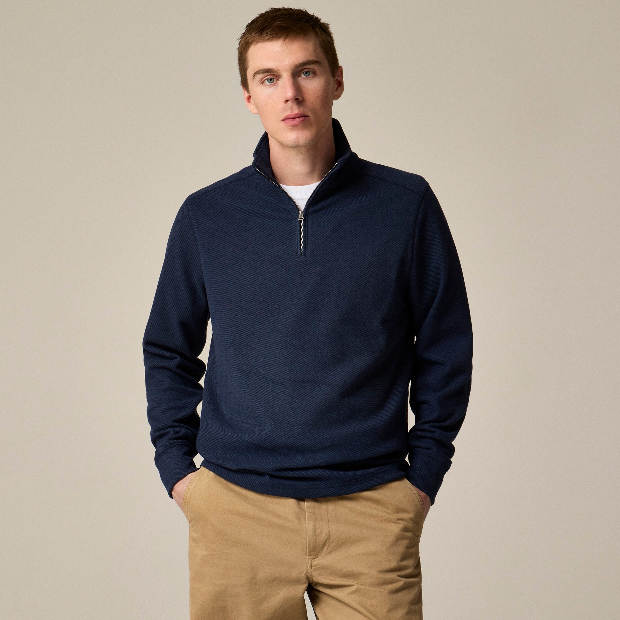 Seaboard soft-knit half-zip