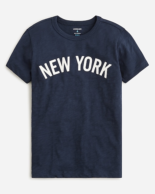  Boys' short-sleeve New York graphic T-shirt