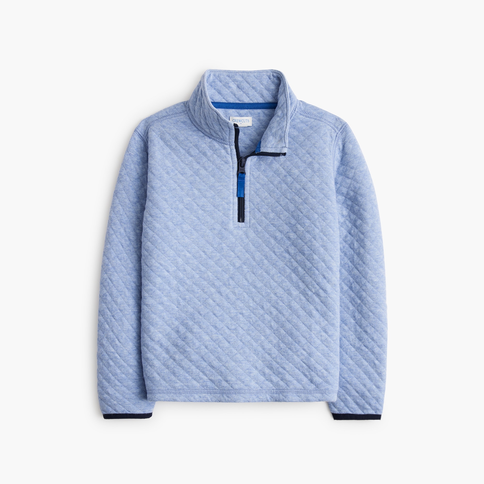 boys' quilted half-zip for boys