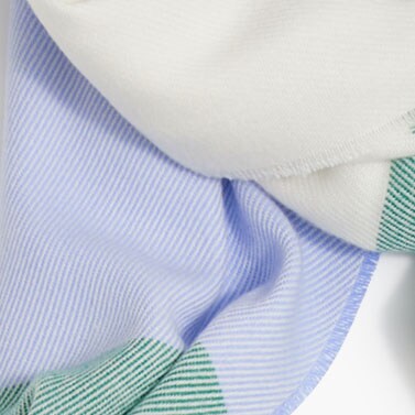 Classic scarf ORCHID NAVY IVORY TRELL factory: classic scarf for women