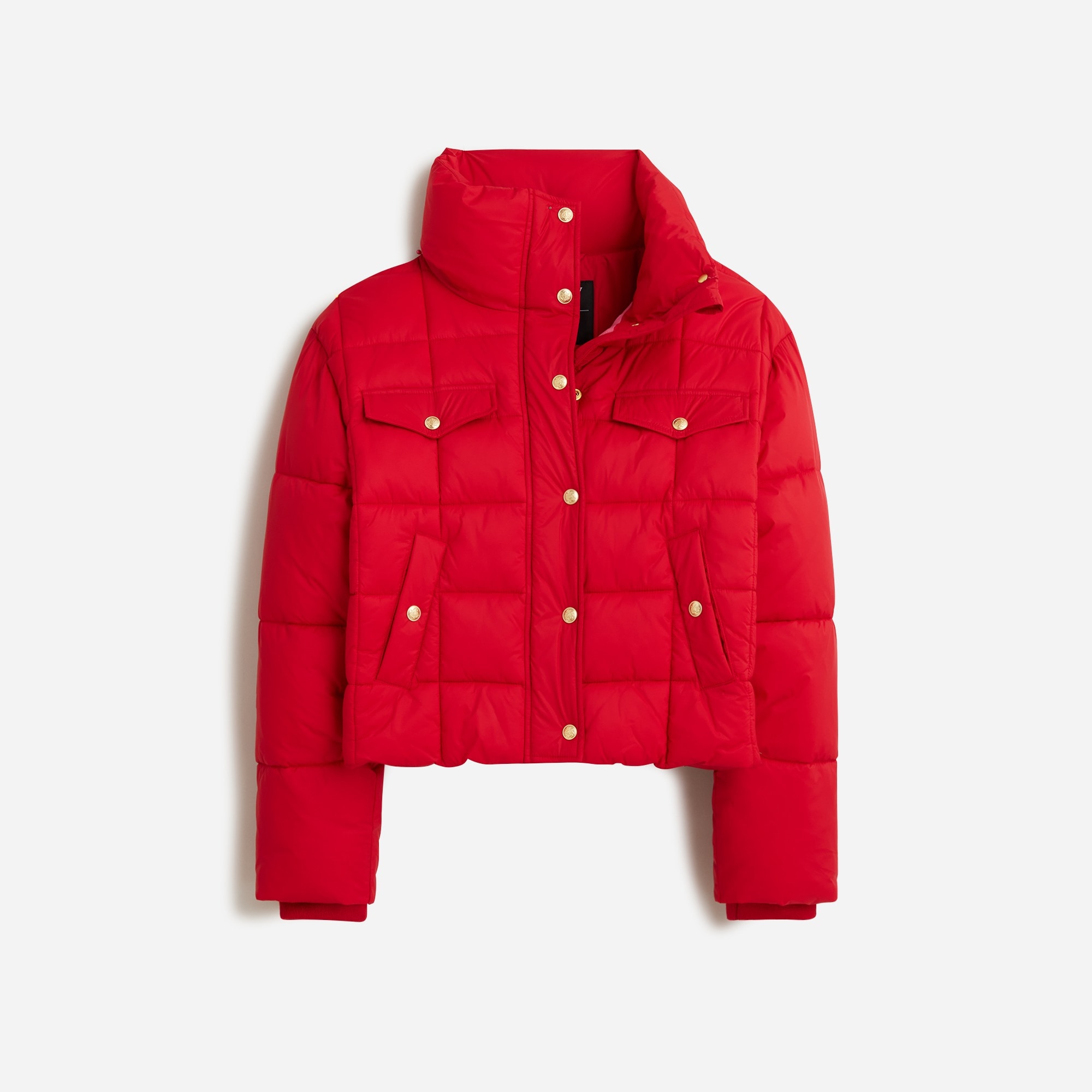 Cropped puffer jacket with PrimaLoft®