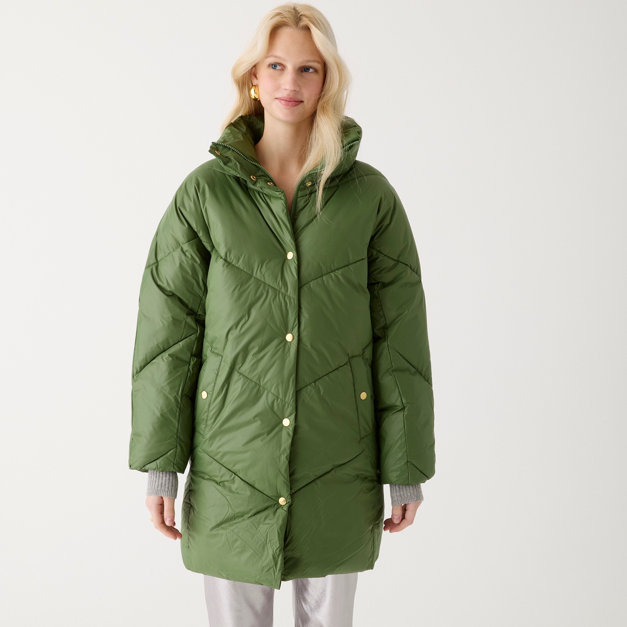 j.crew: villa puffer coat with primaloft&reg; for women