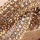 Zadie strappy kitten heels with crystals GOLD