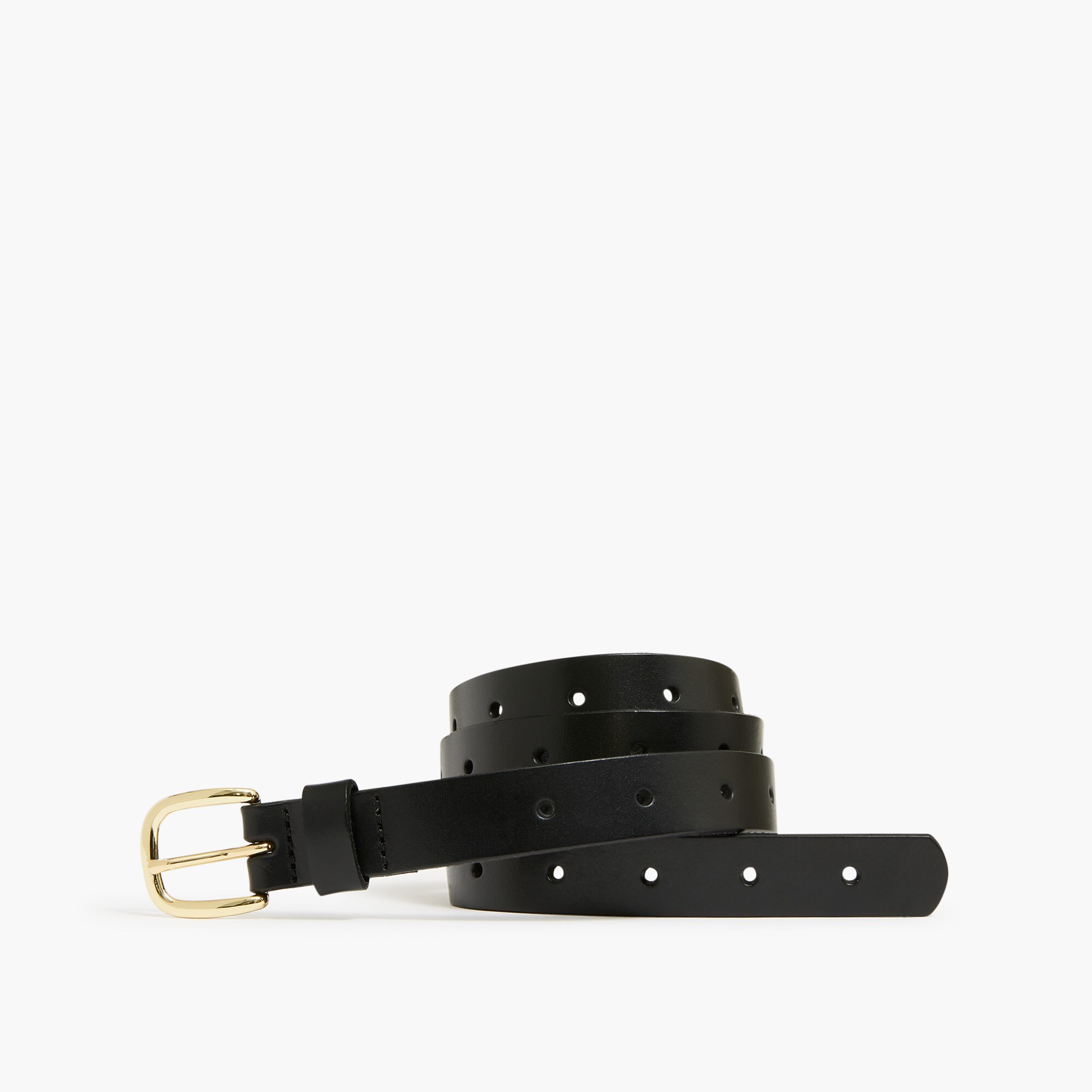  Leather perforated belt