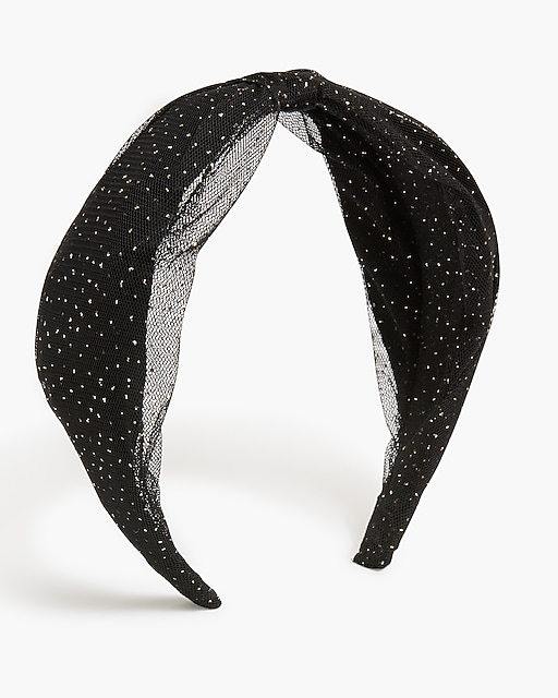  Glitter-wrapped headband