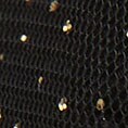 Glitter-wrapped headband GOLD FOIL DOT BLACK MES factory: glitter-wrapped headband for women