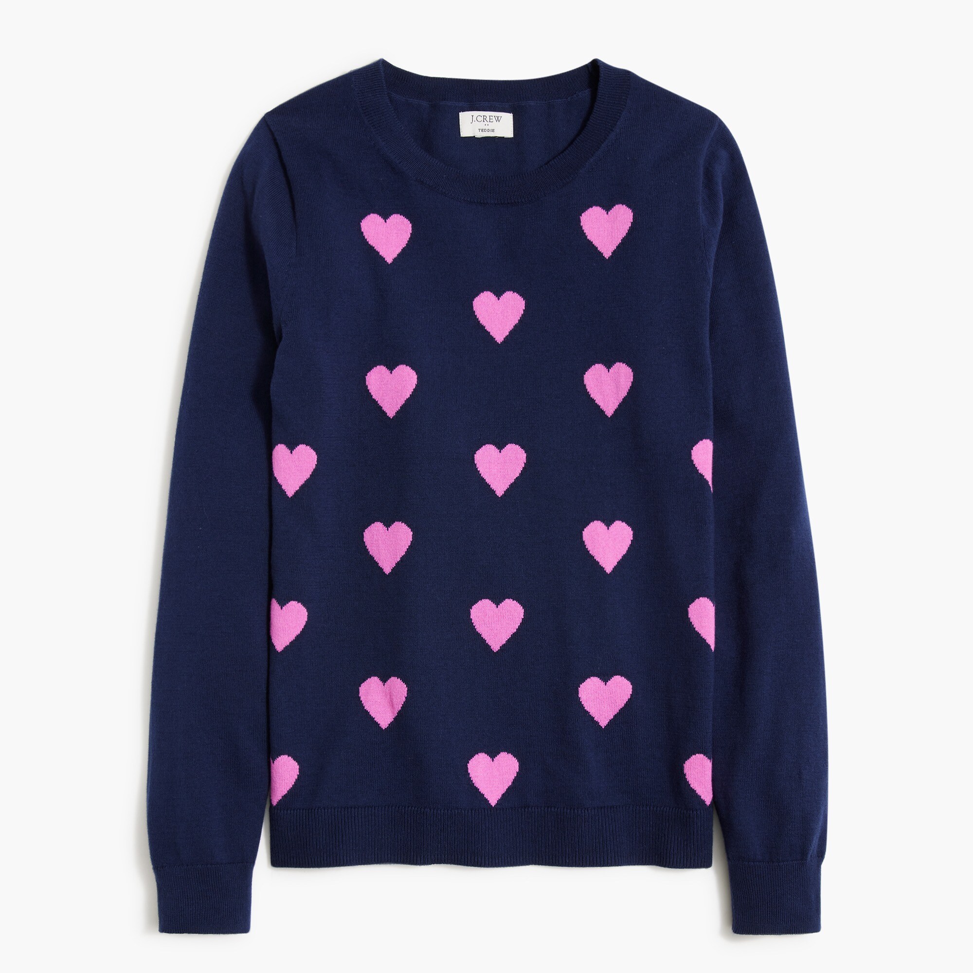  Allover hearts Teddie sweater