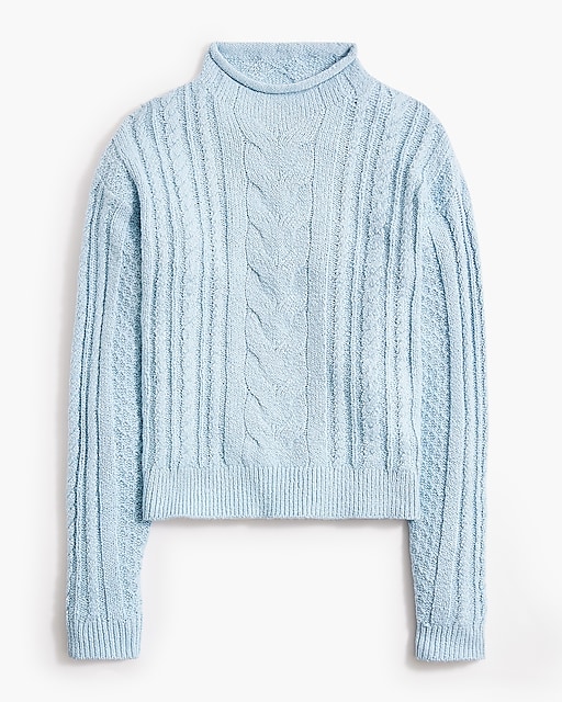 Rollneck&trade; cable sweater