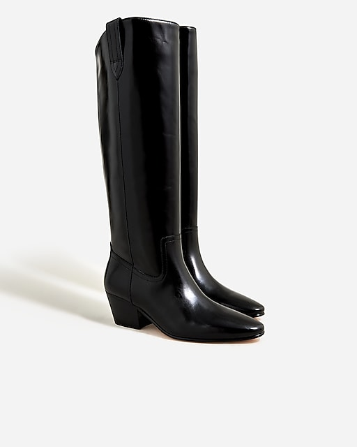 womens Piper knee-high boots in leather