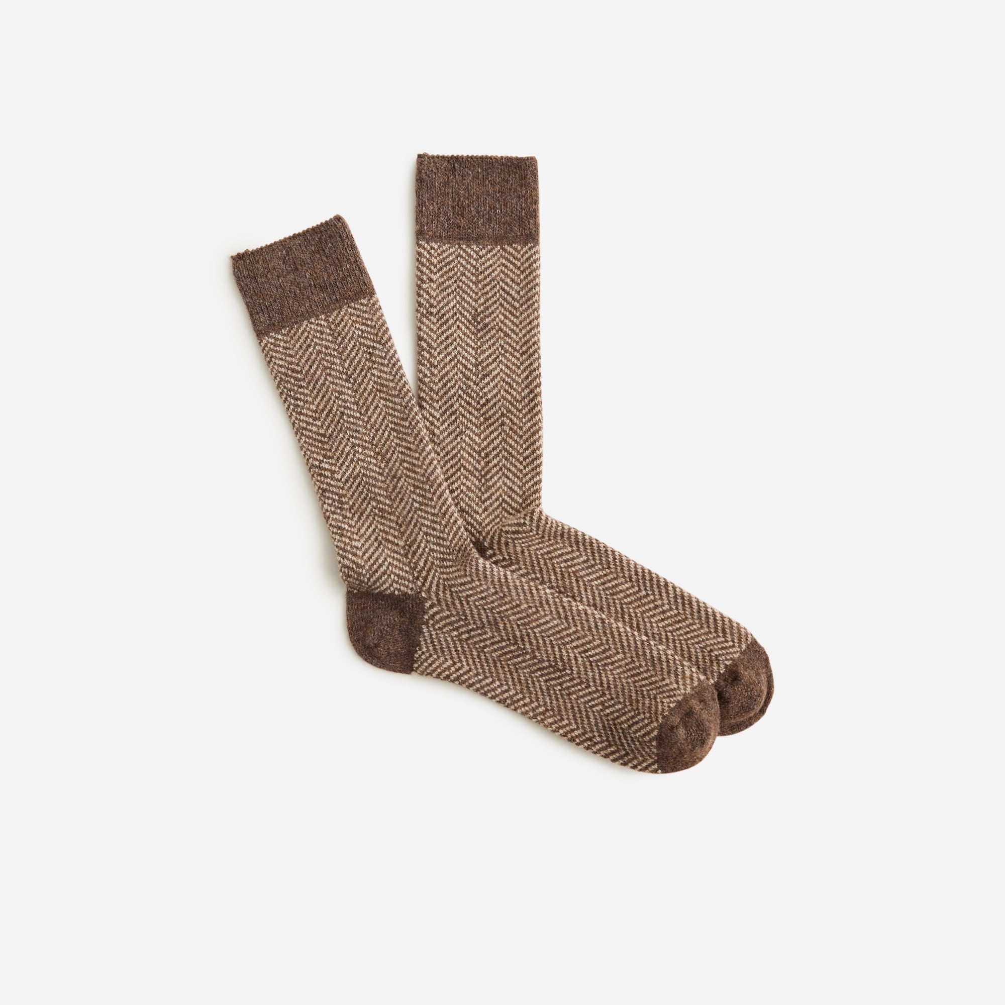 J.Crew: Wool-blend Houndstooth Socks For Men