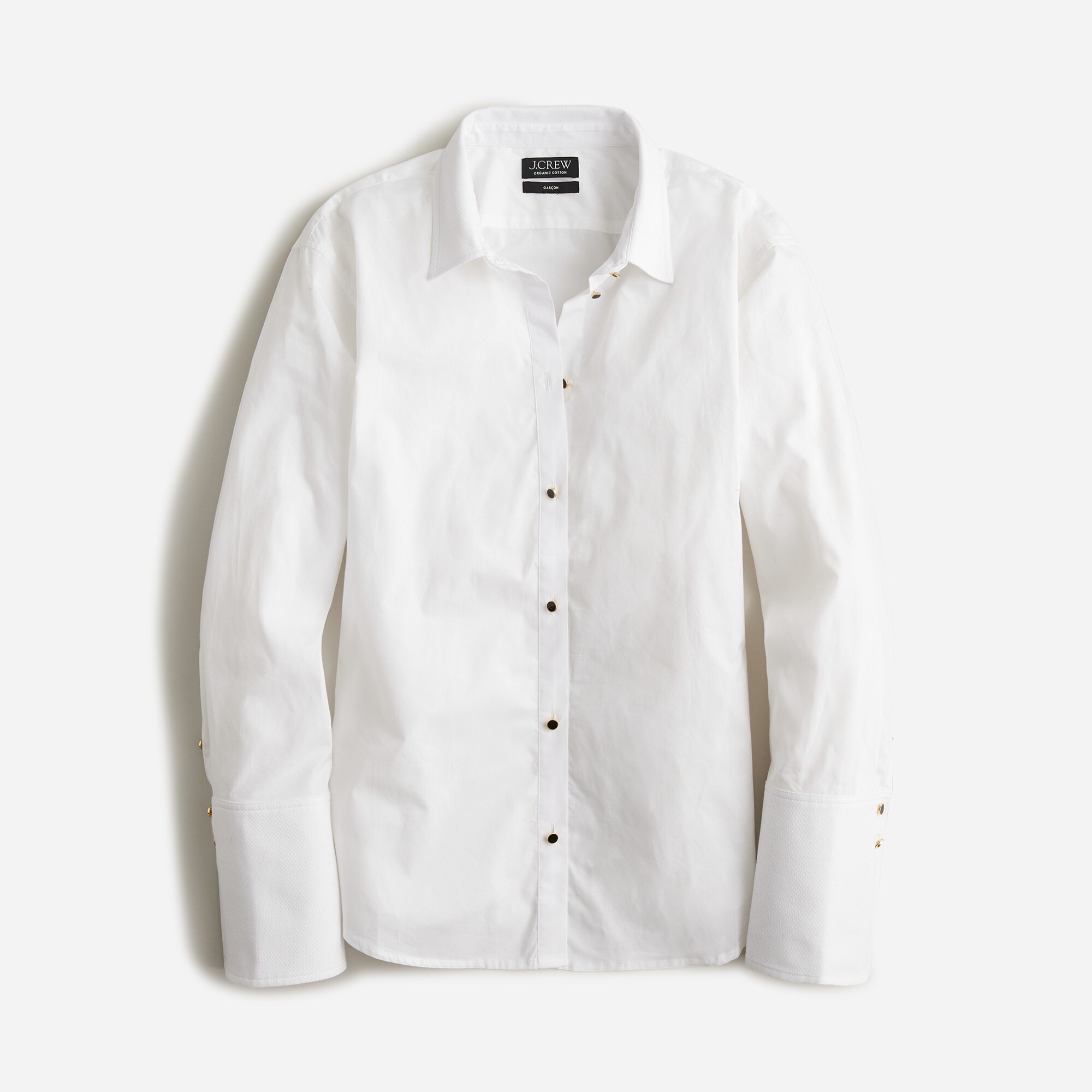 Garçon Tuxedo Shirt In Cotton Poplin For Women | J.Crew