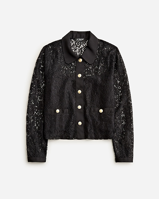  Lady shirt-jacket in lace