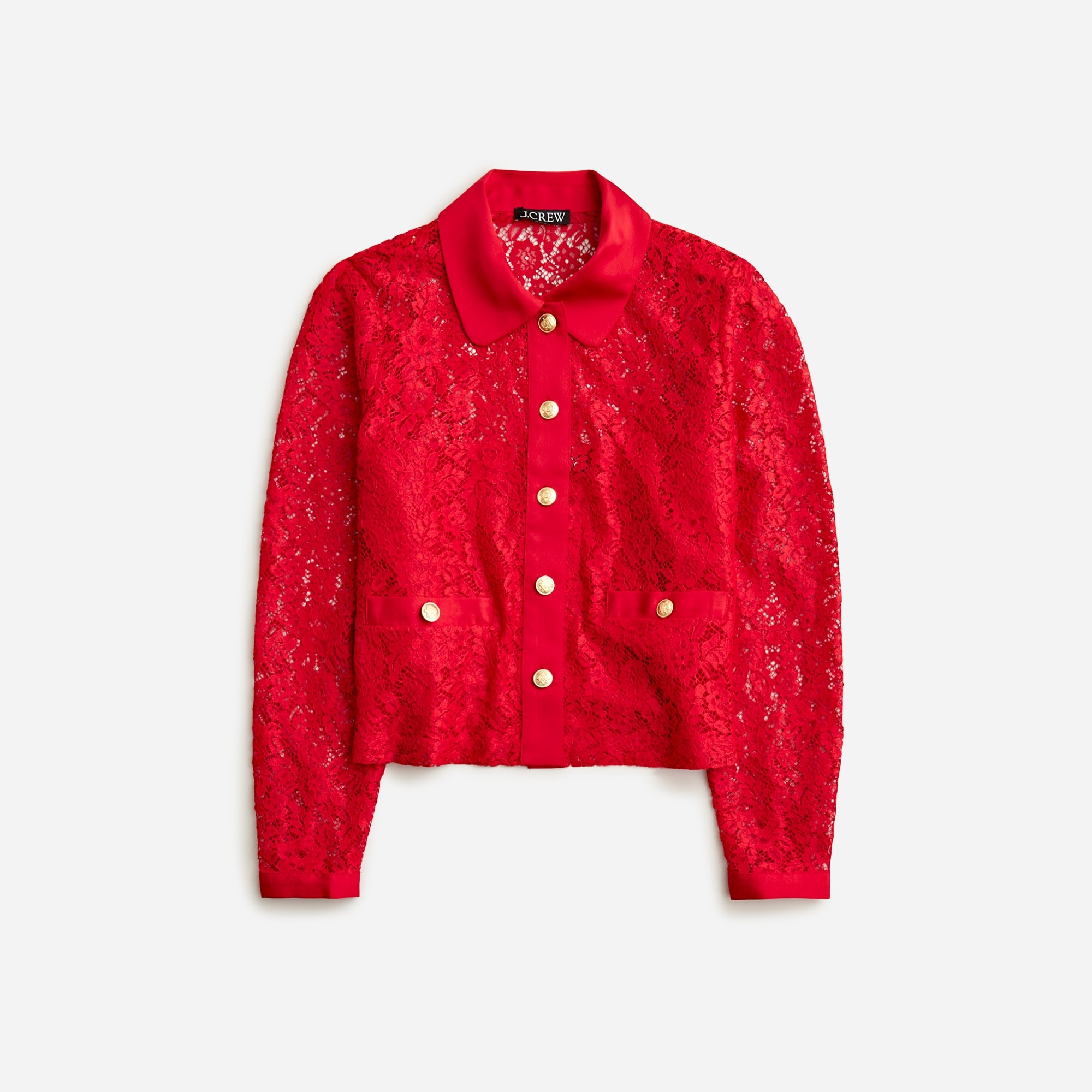 J.Crew Lady Shirt jacket In Lace For Women