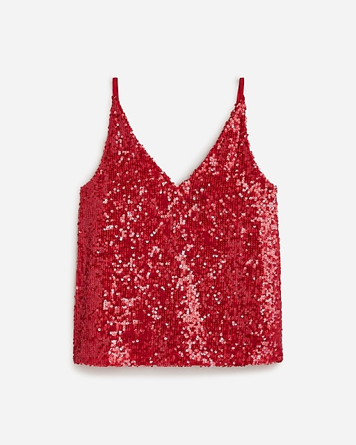  Collection Carrie V-neck camisole in sequin