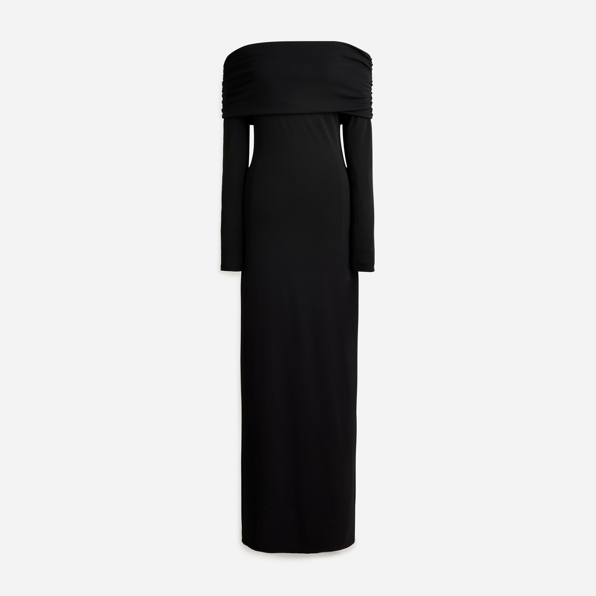 j crew off shoulder dress Collection Off-the-shoulder Dress In Matte Jersey For Women