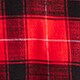 Cropped gar&ccedil;on shirt in plaid flannel VIBRANT FLAME j.crew: cropped gar&ccedil;on shirt in plaid flannel for women