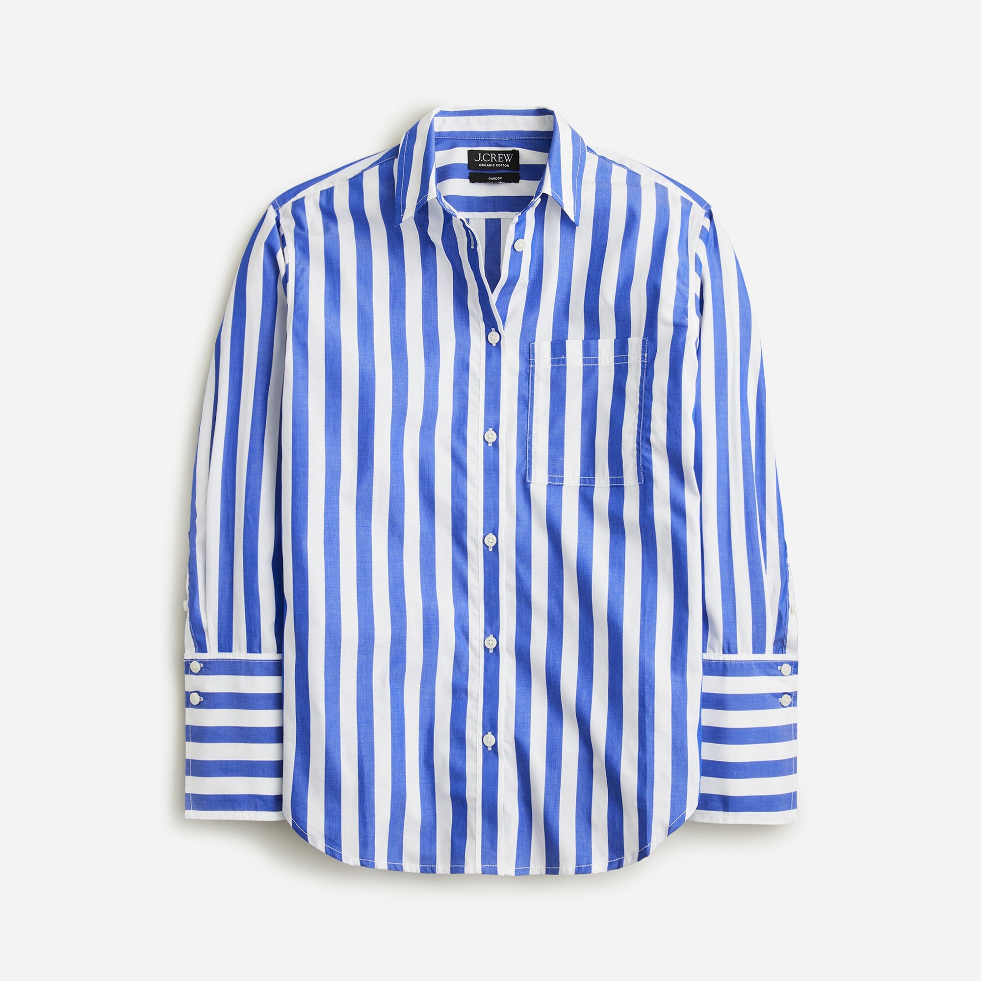 Garçon classic shirt in stripe cotton poplin