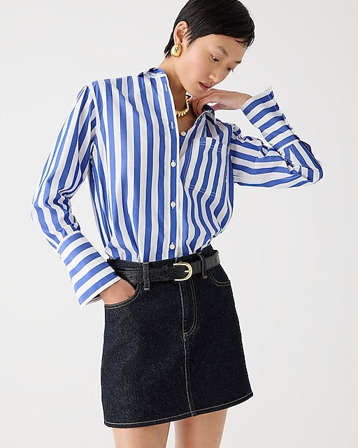  Gar&ccedil;on classic shirt in stripe cotton poplin
