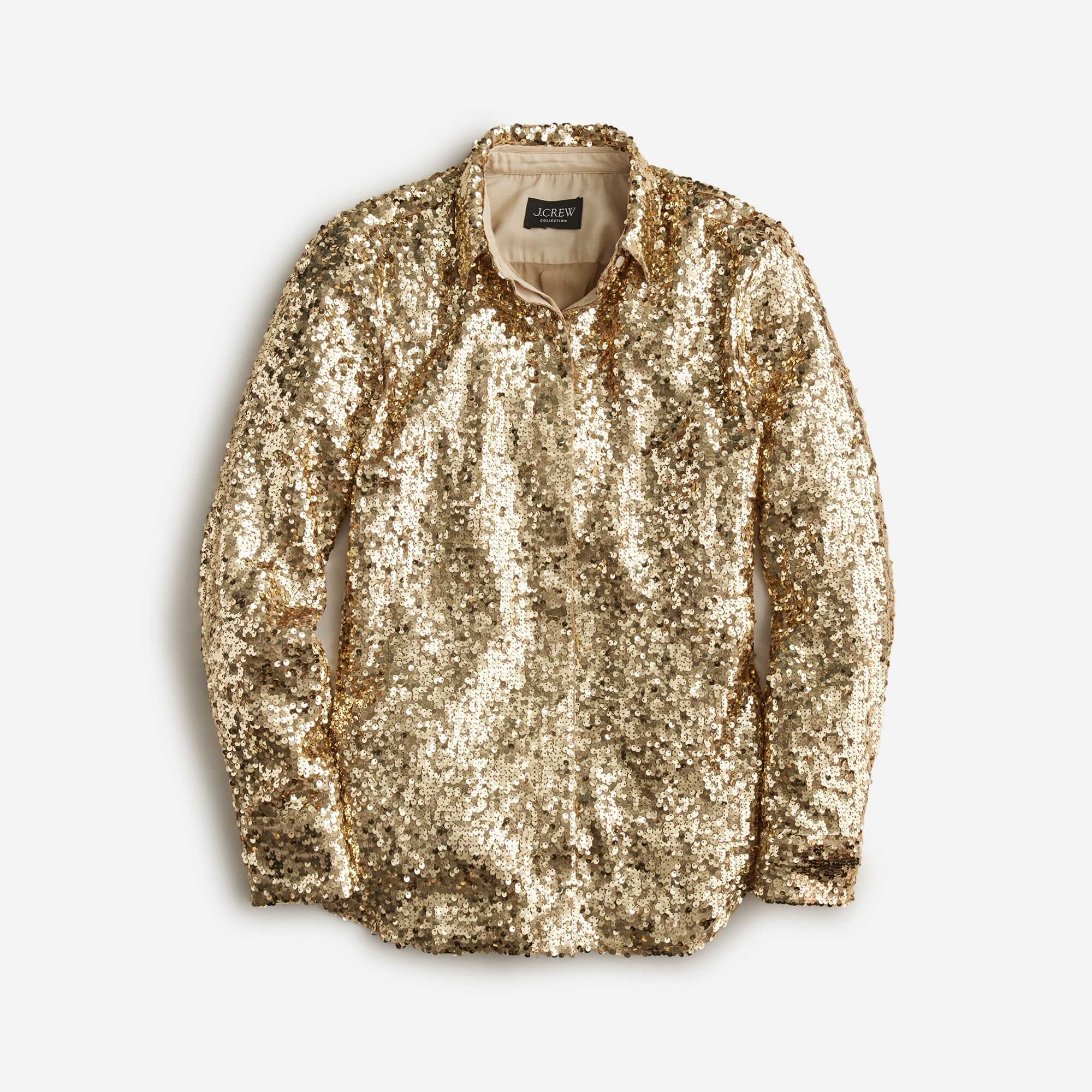 Collection classic-fit sequin shirt
