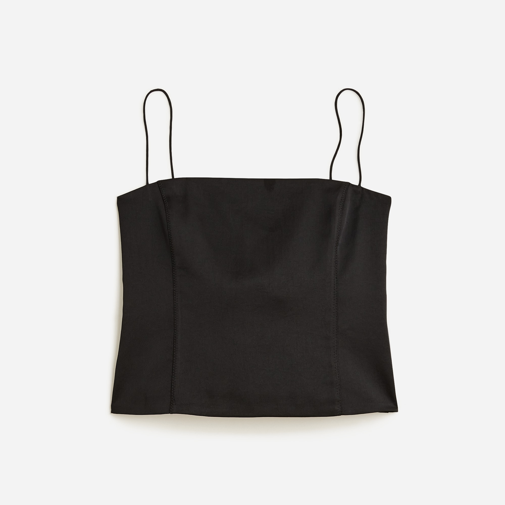  Bustier top in stretch satin