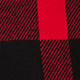 Seaboard soft-knit shirt MAY PLAID RED BLACK