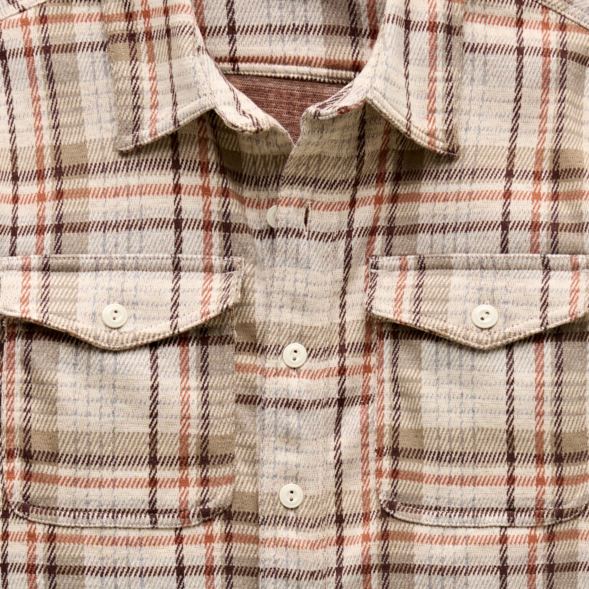 Seaboard soft-knit shirt in plaid