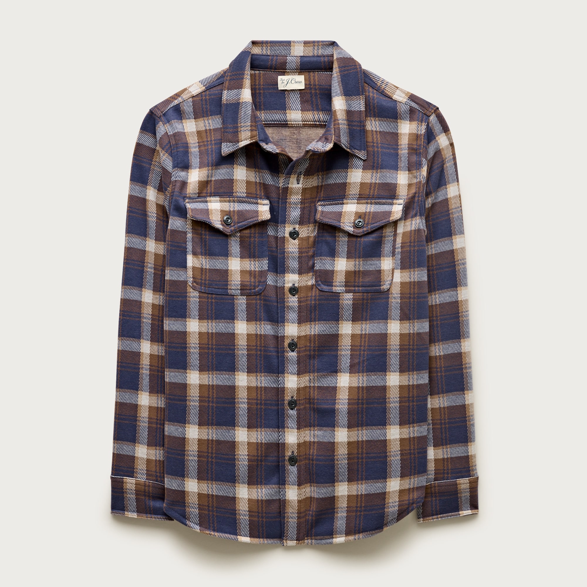  Seaboard soft-knit shirt in plaid