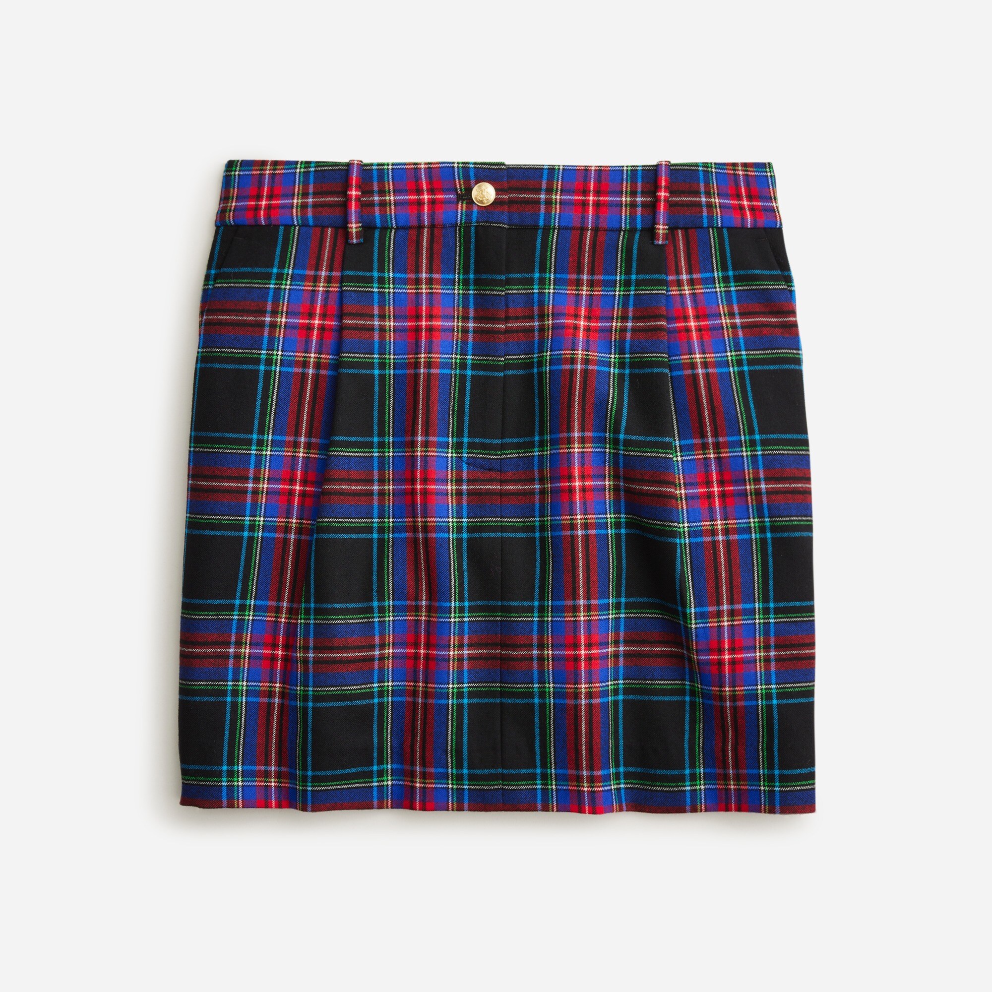 Trouser mini skirt in Stewart tartan