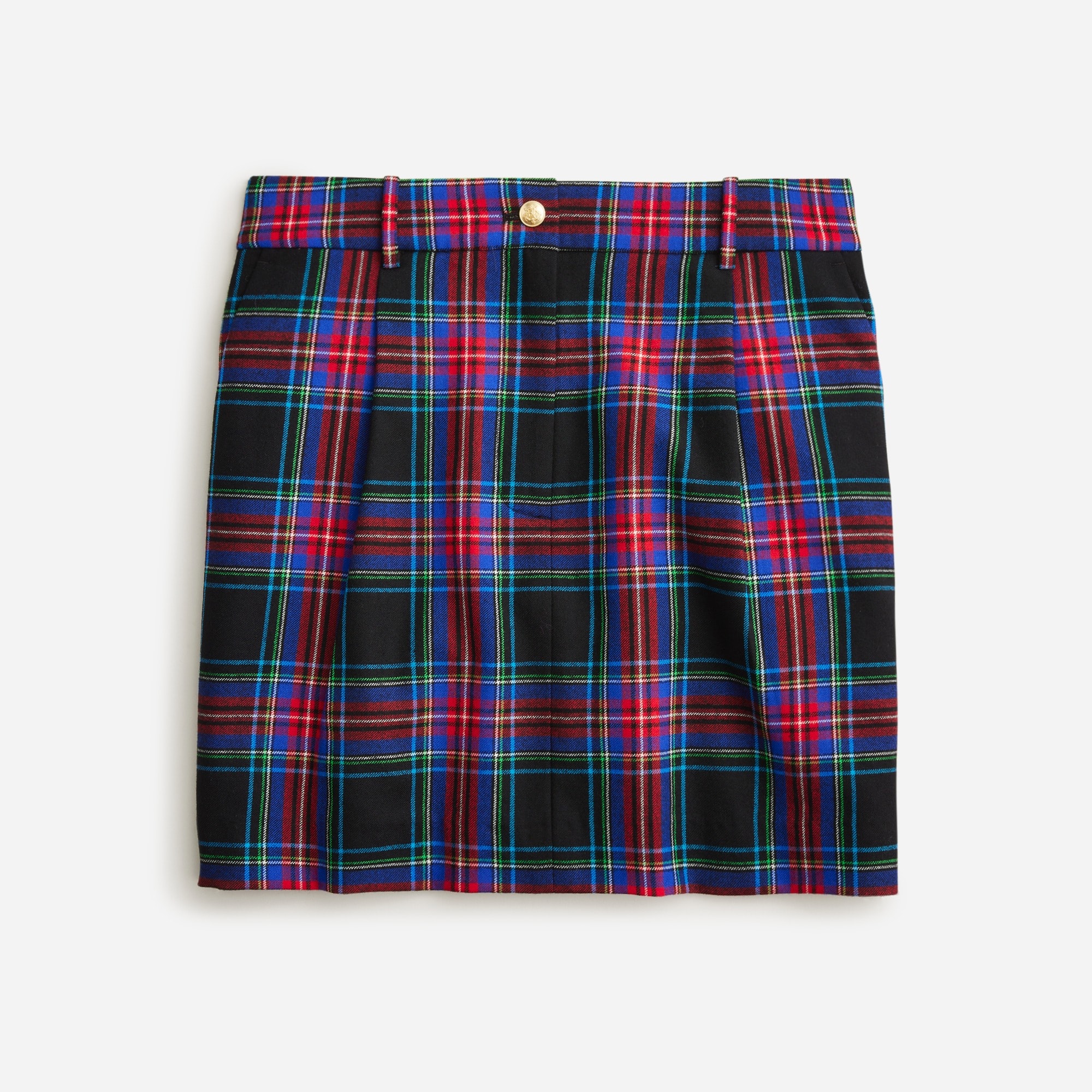  Trouser mini skirt in Stewart tartan
