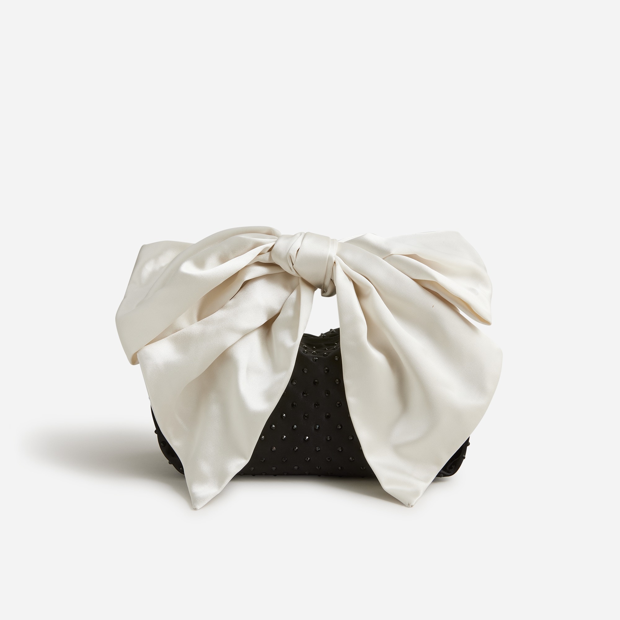 Geneva Bow Bag In Satin For Women | J.Crew