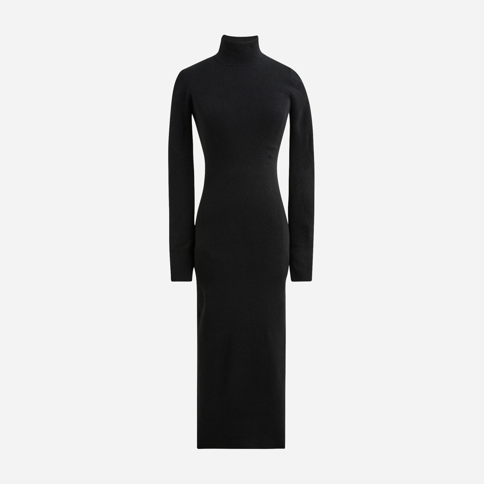a line black wedding dresses Rihoas Black and White Knit Mini Dress Collared Button Front Ruffle Hem, Black / M main image 1