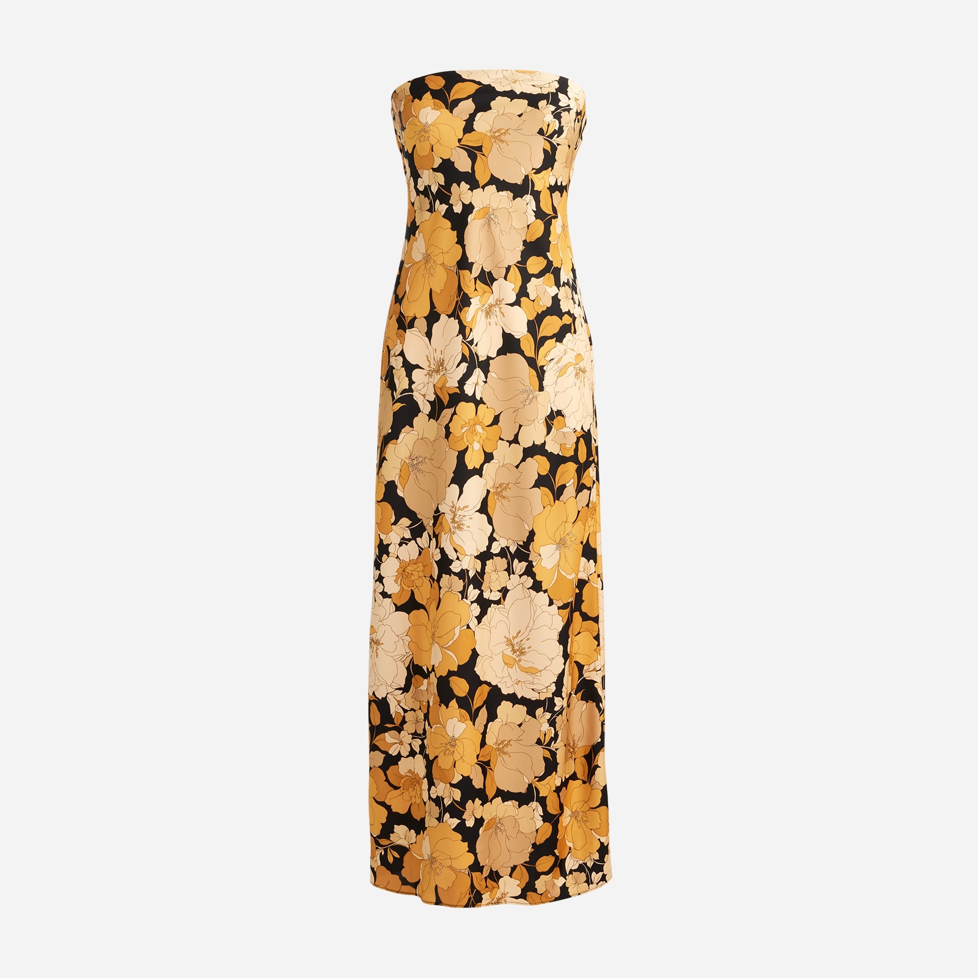 Collection Strapless Gwyneth Slip Dress In Luster Charmeuse For Women | J. Crew