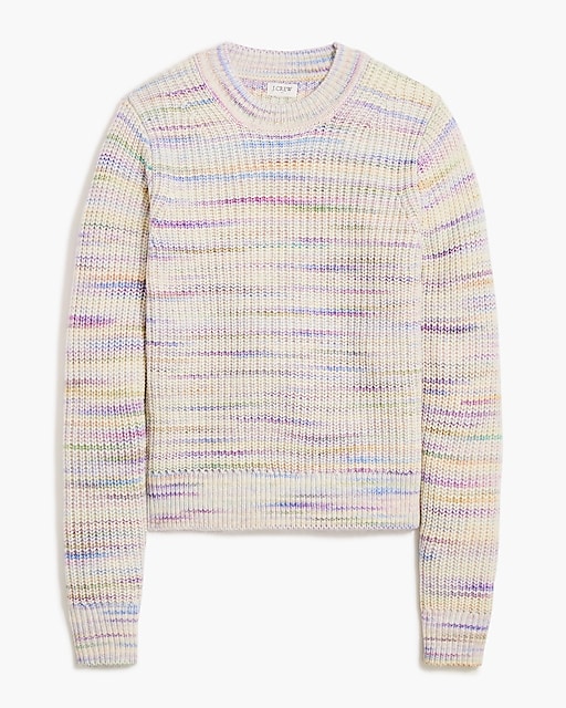  Space-dyed crewneck sweater