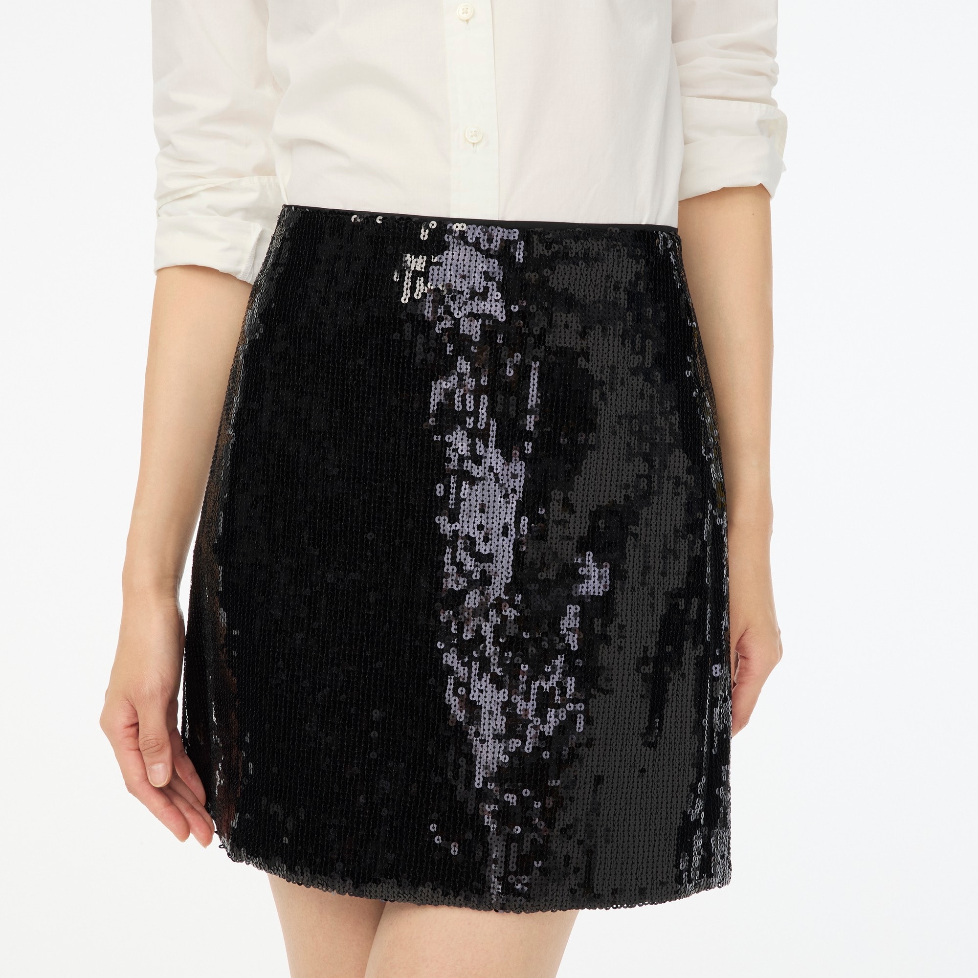 Sequin mini skirt