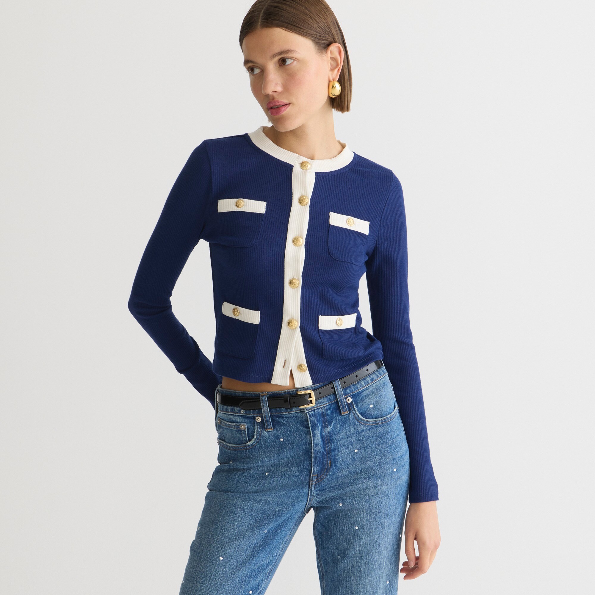 Vintage rib lady jacket
