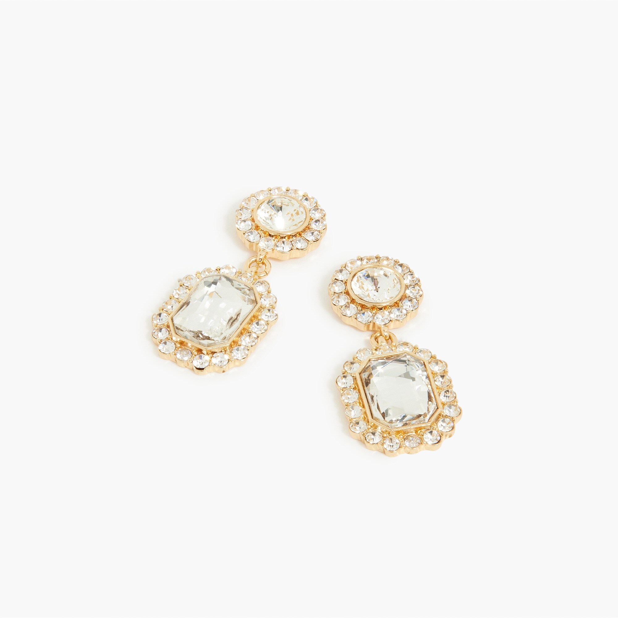factory: crystal drop earrings for women