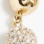 Gold drop bauble earrings GOLD factory: gold drop bauble earrings for women